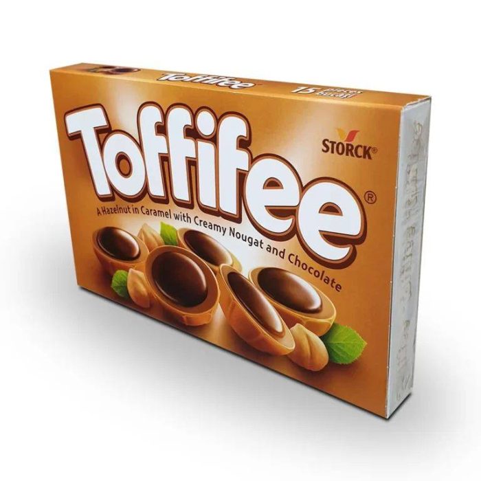 Staging Sweet Joint Storck Toffifee, A Hazelnut in Caramel with Creamy Nougat and Chocolate, 125g
