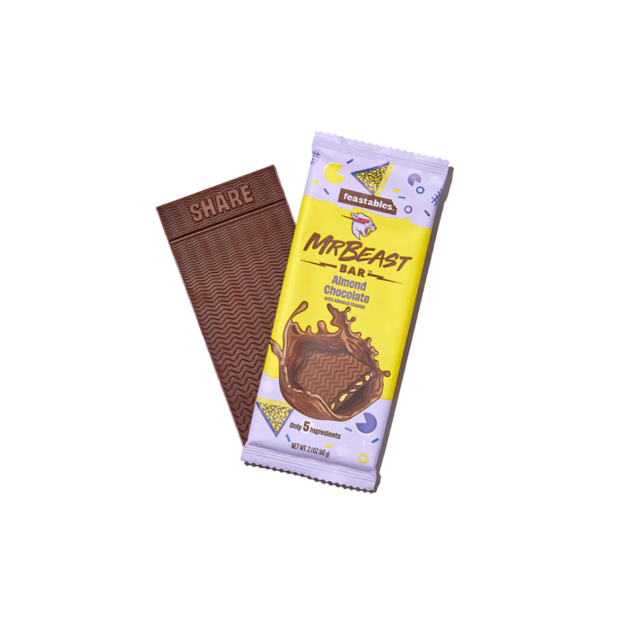 Staging Sweet Joint Feastables MrBeast Almond Chocolate Bar