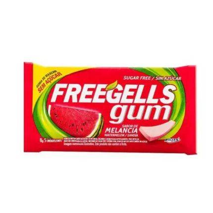 Freegells Gum Melancia Watermelon 8g