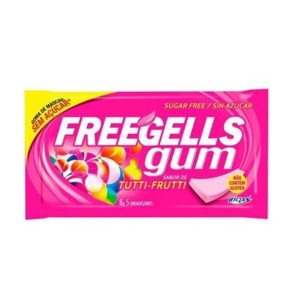 Freegells Gum Tutti Frutti 8g