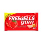 Freegells Gum Morango Strawberry 8g