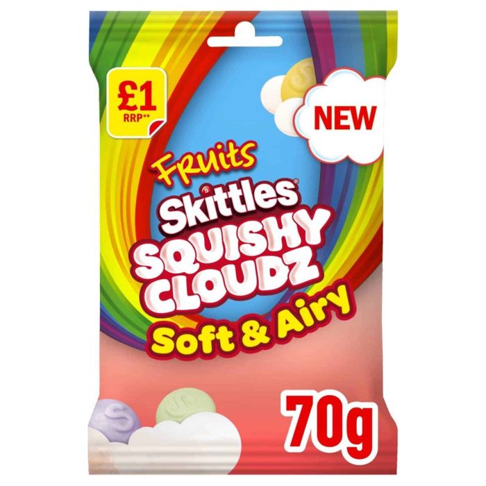 Staging Sweet Joint Skittles Squishy Cloudz Treat Fruit 70 gr