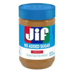 Jif No Added Sugar Creamy Peanut Butter 440G