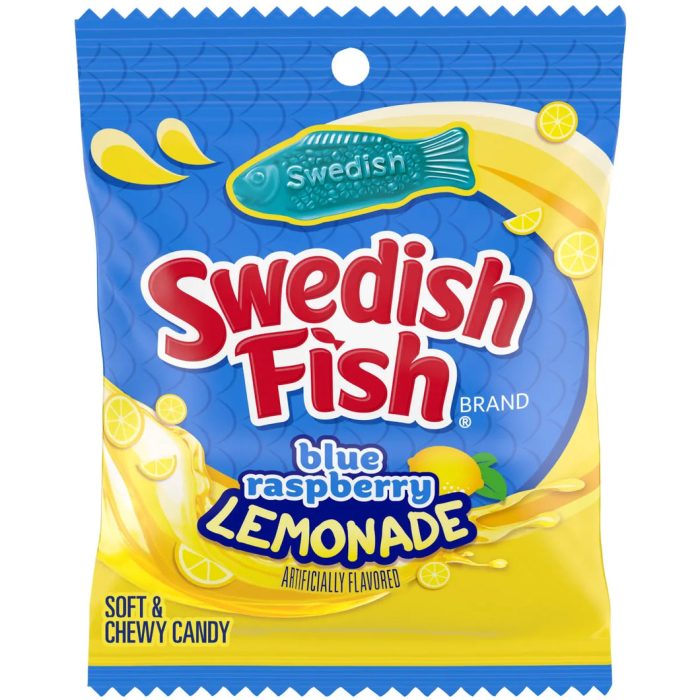 Staging Sweet Joint Swedish Fish Blue Raspberry Lemonade 102 gr